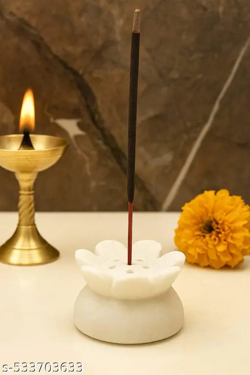white marble incense holder/agarbatti stand size 2inch