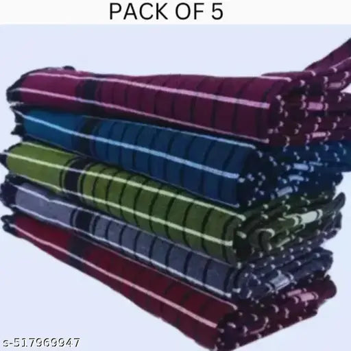 Cotton Bath towels (pack of 5) men , women , kids