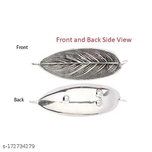 Export Quality Aluminum Agarbatti Stand Incense Stick Holder with Ash Catcher for Puja - Metal Incense Sticks Stand Holder for Home Office Temple Decoration Pooja Articles (10 X 3.25 X 2 Inches, Silver)