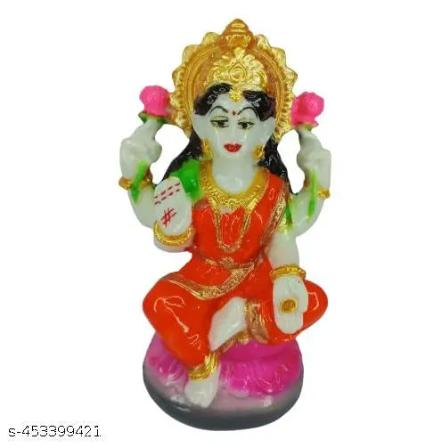 SEEMA HANDICRAFT Lord Laxmi Ganesh ji Murti Statue for Home Pooja Diwali Gift 5 Inch