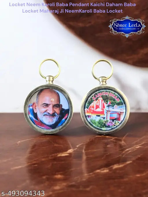 Locket Neem Karoli Baba Pendant Kaichi Dham Baba Locket Maharaj Ji NeemKaroli Baba Locket