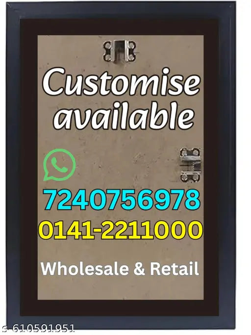 Shri Premanand Ji Maharaj Photo Frame 9x12 Inch | Spiritual Wall Decor for Home Temple, Office & Living Room | Radha Krishna Bhakti Picture Frame for Daily Positivity | Gift for Bhakts & Devotees | Yellow Theme Divine Art Print for Puja Room | A4 Size