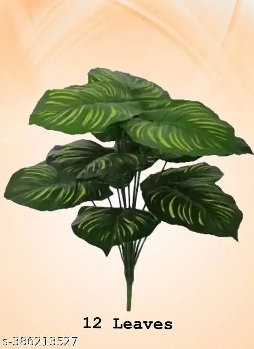 Sunever Artificial 12 Leafs Green Areca Plant Tree Looking Natural