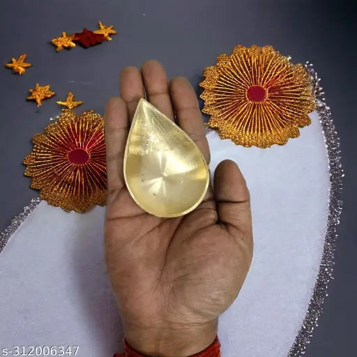 Divine Bazaar Brass Diya Stand | Traditional Religious Ornament | Spiritual Décor Accessory | Hindu Puja Essential | Elegant Brass Design | Festive Lighting Fixture | Sacred Ritual Item | Traditional Diya for Worship | Religious Symbolism | Puja Room Déco