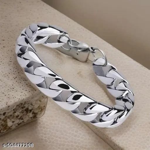 Silver Chain & Owl Ring & Silver Bracelets pack of 3 item