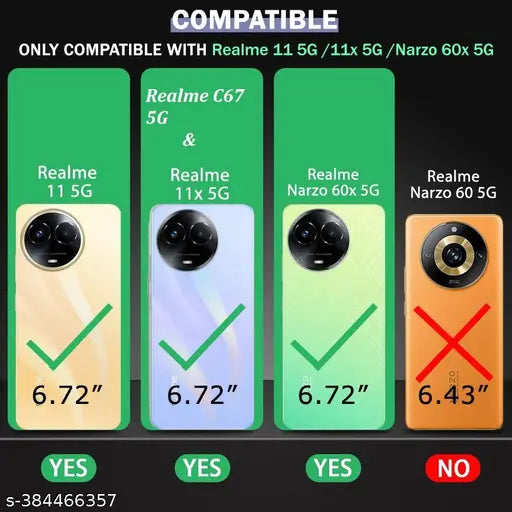 Fastship Rubber Kitty with Hello Cat soft Latkan Case Back Cove for Realme RMX3782 / C67 5G - Dark Pink