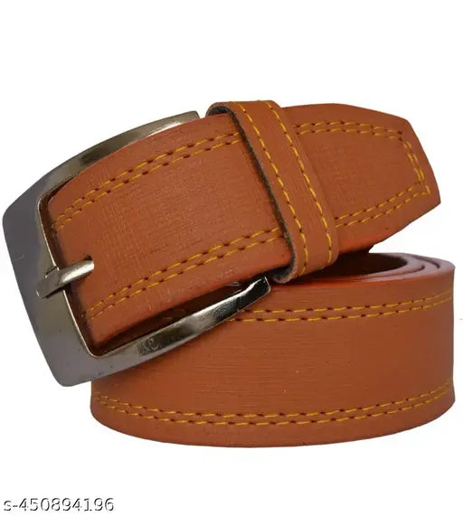 SHOPGLOBAL Formal & Causal Tan Synthetic Belt