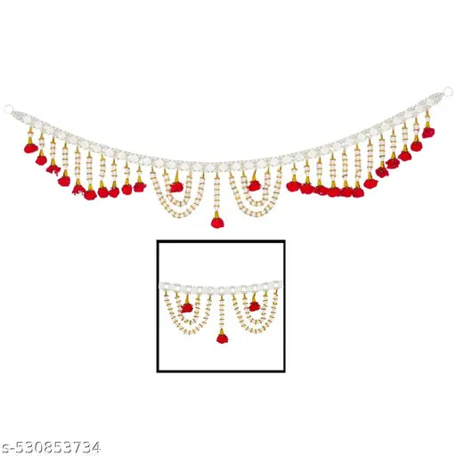 Torans for Main Door Wall Hanging Bandhanwar for Entrance Door Bandarwal for Festive Decoration for Home (Length 40 inch, Multicolor) - Decoration Item for Home Decor