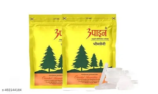 3 PINE BHIMSENI Champoor (CAMPHOR) 100 GMS PACK OF 2