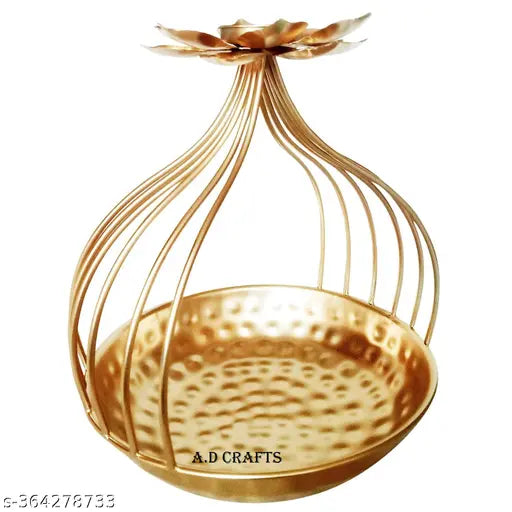 Flower Shape Diya Decorative Urli Bowl for Home, Office and Table Decor |Floating Flowers and Tea Light Candles Home, Diwali Decoration, Pooja
