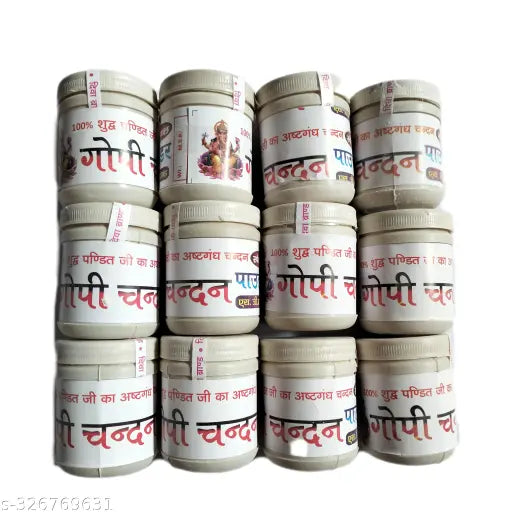 Aastgand chandan pack of 12  White  chandan powder