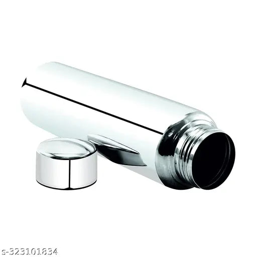 ( PACK OF 1 ) (( ORGAN )) Stainless Steel Sports Water Bottles |Steel bottel | Sports bottle| School bottle | Office bottle | College bottle| Single Wall BPA Free & Leak Proof Cap and Steel Bottle silver, Steel fridge Bottle, Water Bottle 900ml ( 1L Appro