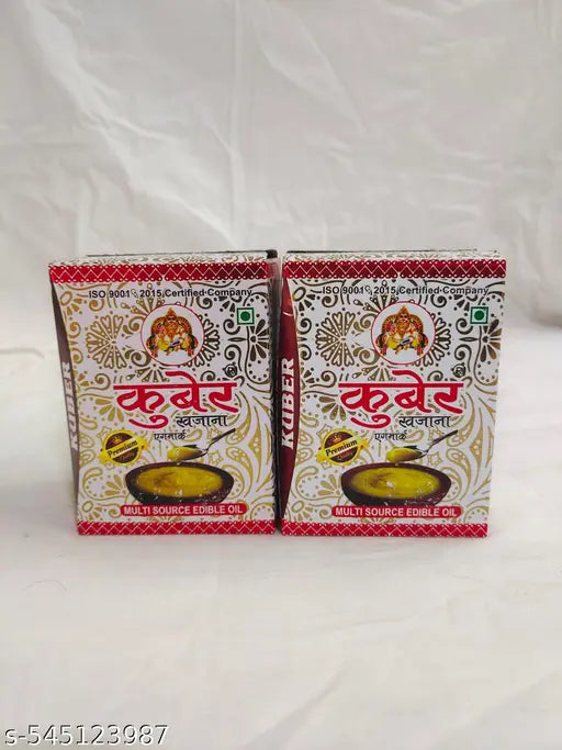KUBER PURE DANEDAR SHUDH COW DESIGHEE 500 ML X 2 PC TETRA