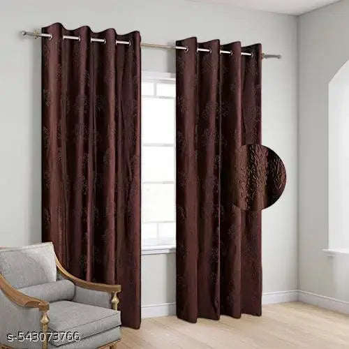 Sirjanhaar Furnish a new Collection of Punching Tree curtains For your home || Pack of 2