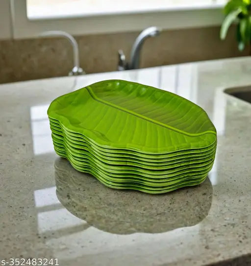 Inpro Serve Snacks in Style with our Designer Melamine Serving Platter Set of 12 - Small Plates | Quarter Plates |Perfect for Dinner Parties and Entertaining!