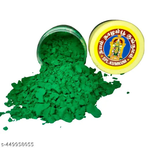 Madurai Thalampoo spl lakshmi Kubera Kumkum (Green)60gms
