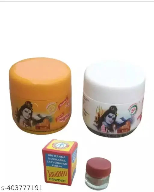 ASHTAGANDHA CHANDAN TILAK PASTE- 50.gram . VIBHUTI TILAK PASTE-50.gram (FREE JAWADHU  POWDER)