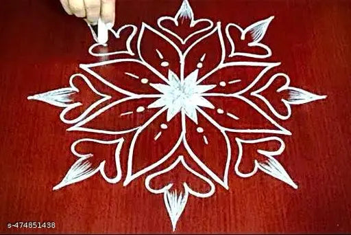 Super chalks, White color (kolam)