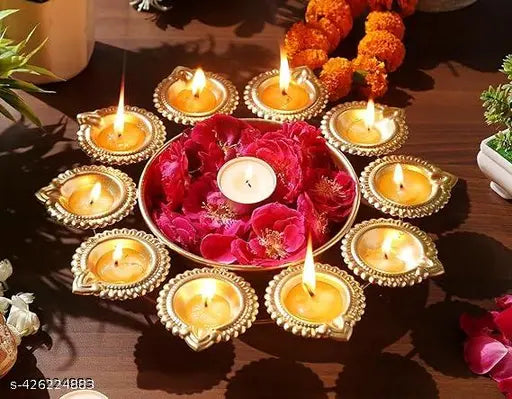 Flower Urli Bowl for Home Decoration - Exquisite Craftsmanship | Urli Decorative Bowl | Decorative Bowls for Home Decor | Flower Bowl for Home Decoration