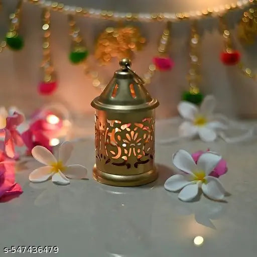 Metal Hanging Lantern Tea Light Candle Holder,Centerpiece Diwali decoartion Gift Items Lamp[ Pack of 4]