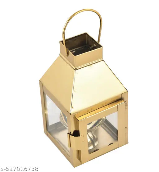 Akhand Diya Stand For Home Temple Pooja , Akhand Diya , Diya Stand With Glass Cover , lantern with candle , decorative laltern