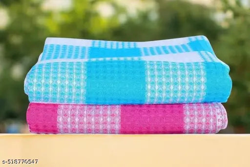 G Fabrics Bath Towels (Pack of 2) Size 30 X 60 inch