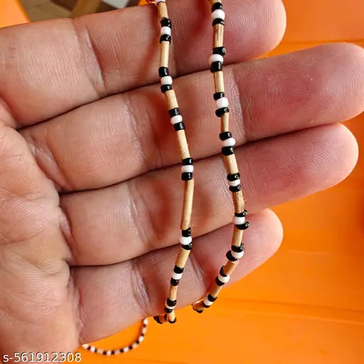 Fancy Tulsi Mala Black