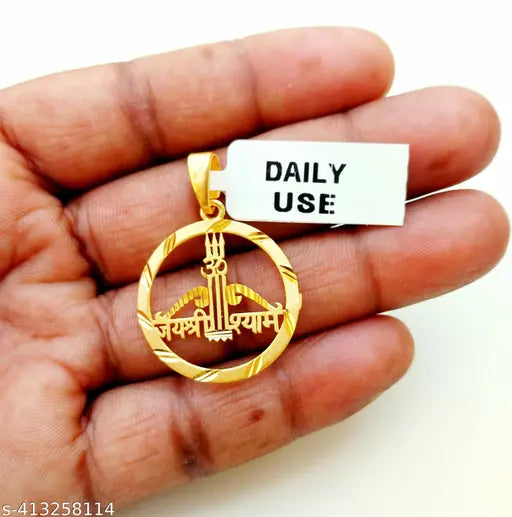 Shri Shyam micro gold Plated pendant locket
