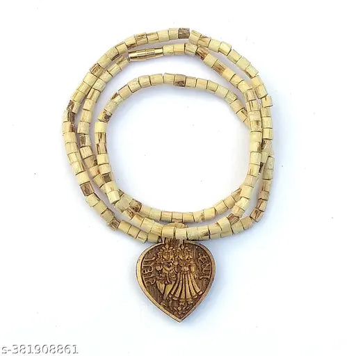 Radhe Eh Radha Krishna pendent lenth 20 inch/tulsi mala/ Lenth 20 inch/original tulsi mala from Vrindavan, for ladies and jents, 100 % pure tulsi