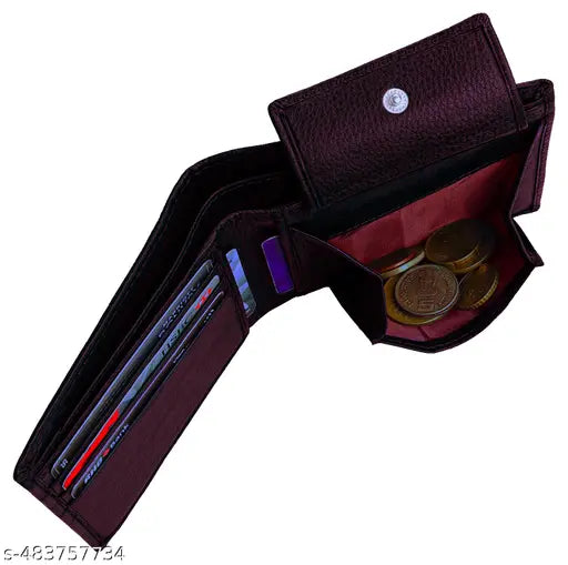 BUFFHIDE RFID Protected 100% Genuine Leather Gift Hamper For Men | Leather Wallet For Men's | Wallets Branded | Wallets For Men (Lee-on Black) ,Leather wallet combo for men