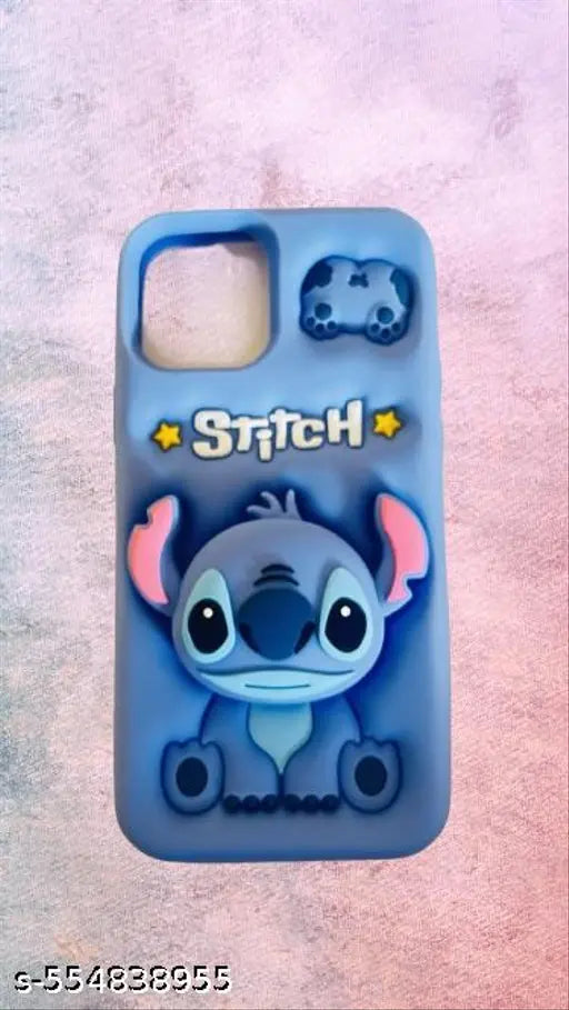Cute Baby elephant Back Cover Compatible with i Phone 15PLUS Girls Case 3D Cute with Holder Full Protective Case for-i Phone 15PLUS