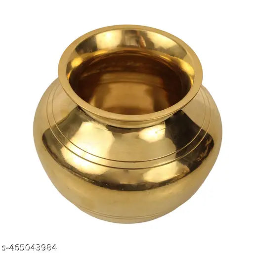 Putrika Traditional Hancrafted Brass Lota | Kalash| Sombu | Theertha Sembu |Karwachauth |Mandir | Temple|Marriage Kamandal | Gangajal - Sai Lota