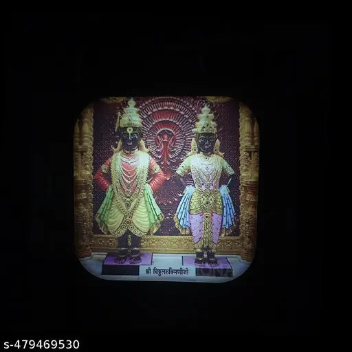 Diona Night Lamp Vitthal Rukmini Vithoba Krishna Vithal LED Colorful Night Light Kidsroom, Bedroom, Office, Home Divine Lamp