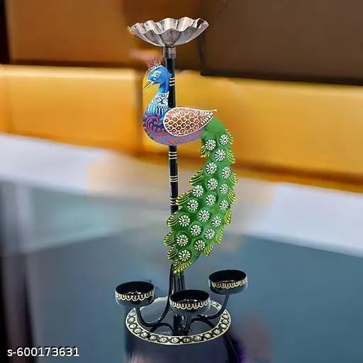 Peacock Tea Light Holder for Home Decoration