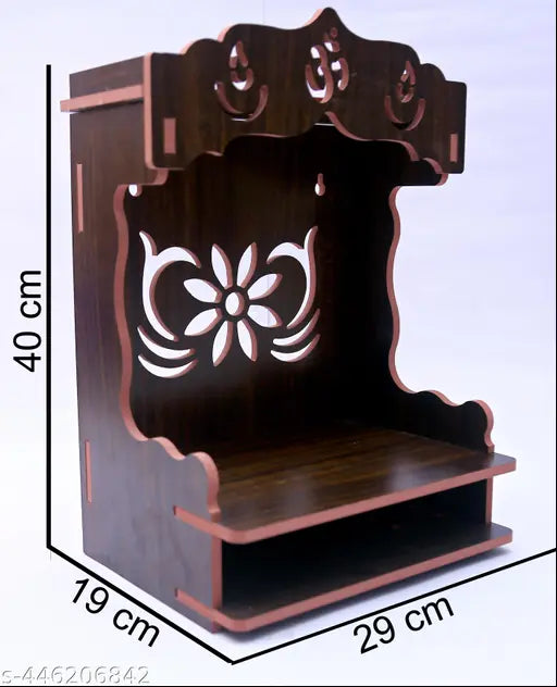 stastore Wooden Singhasan Temple.Wall Hanging and Table Top