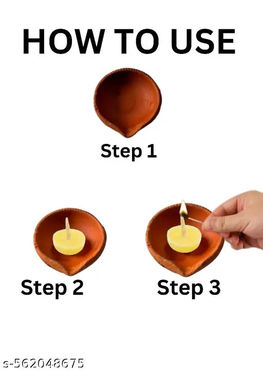 Pure hand made cow ghee diya batti (100pcs) pack of 2.,Ghee diya|Pure ghee diya quality 200 pieces, 15 minutes minimum burning., cow ghee diya of 200 pcs|diya for pooja|made of vanaspati ghee |diya for home|diya for office|puja article||jyot batti |ghee d