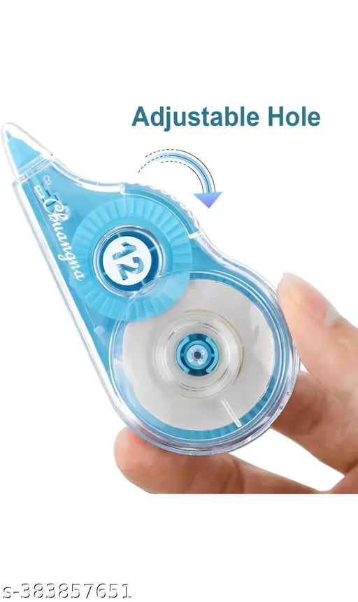Smartsupply 3pcs Correction Tape -12 Meter X 5 MM, for Journal, Correction Pen, Whitener for Correction, Stationary Items, Correction Pen Tape (Any3 Random Color Sent)