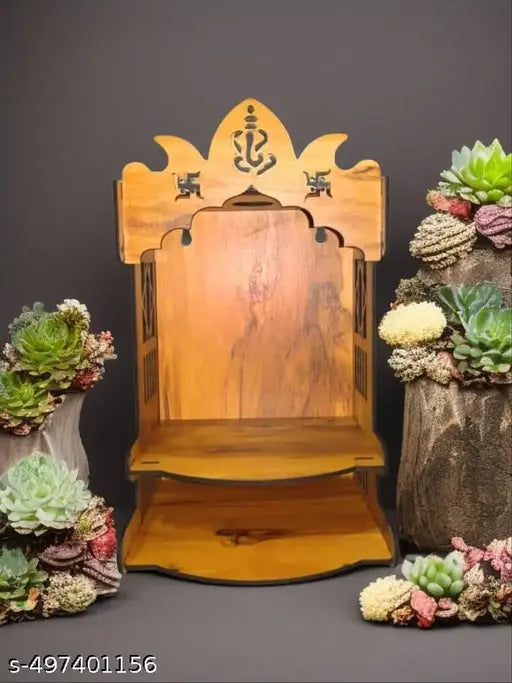 Wooden Home Temple,Pooja Mandir Crafted Elegance For Your Spiritual Space Like Home, Office