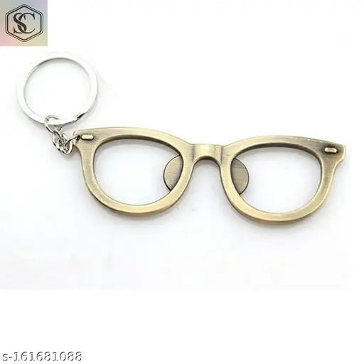 "Classy Double Sided Metal Sunglasses" Keychain (Copper Color)