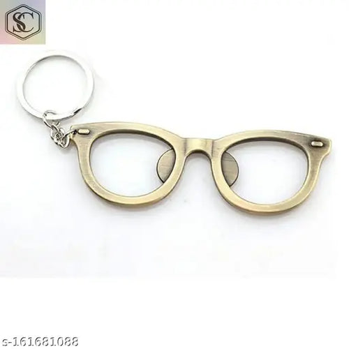 "Classy Double Sided Metal Sunglasses" Keychain (Copper Color)