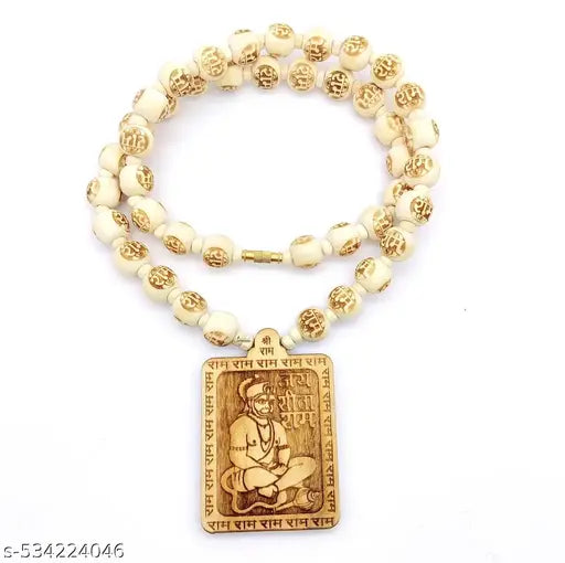 Bajrangbali Tulsi Mala | Hanuman Ji Locket | Spiritual Energy Mala