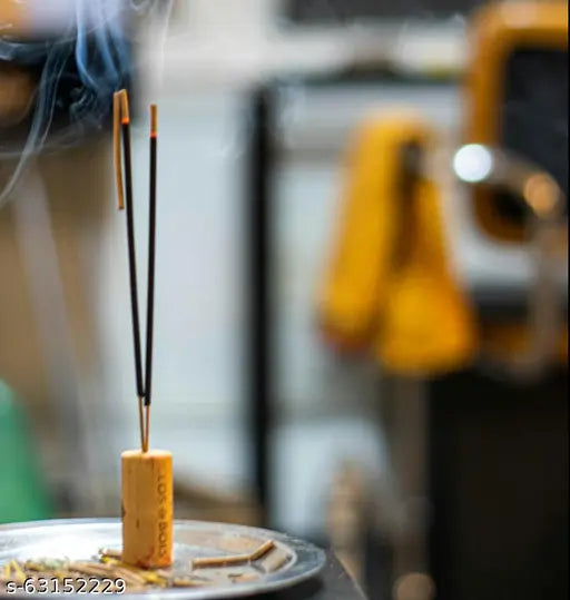 Aviraj Agarbatti Incense Sticks for Pooja Combo Pack of 12 Fragrance 2 - Amber , Mohini I I 100 Gm Each Box 2 in 1  I Puja I Dhup Batti I Dhoop Stick I 9 Inch Size I Natural Ingredients