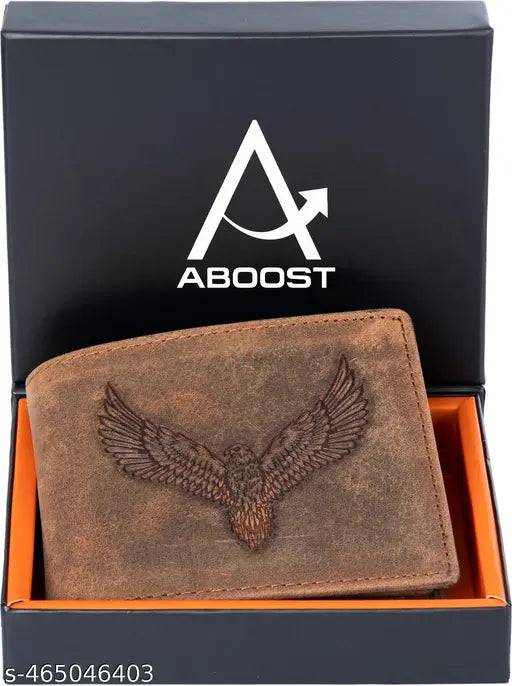 ABOOST RFID Protected 100% Genuine Leather Wallet for Men | High Quality Leather Wallet