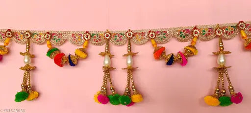 toran , pack of 2 pcs , bandarwal , bandhanwar , for gate, mandir decoration, diwali decoration