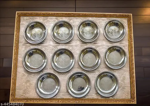 Stainless Steel  Halwa Plate 11