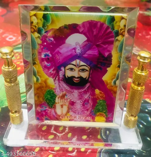 Shyam Baba Car Dashboard Idol|Khatu Shyam Showpiece|Idol for Car Dashboard