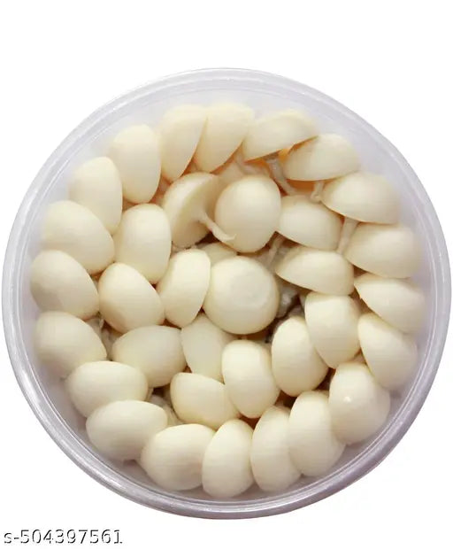 SURETIYA Cow Ghee Batti for Puja Handmade Pooja Jyot Batti for Aarti and Special Occasions, High Quality Puja Batti - 30PCS X 2 Total 60PCS Combo Set