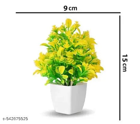 Artificial Multicolor Decor | Fake Plants | Artificial Plants ( Pack of 6)