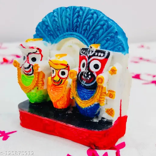 Vignu handicrafts  Idols & Figurines jagannath idol jagannath tshirt jagannath dress jagannath idol wood jagannath locket lord jagannath dress