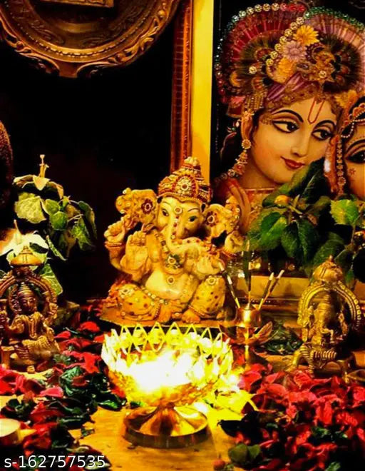 Graceful Crystal Diya navratri Special